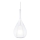 Ideal Lux - Piekaramā lampa ar vadu KALIQUE 1xE27/42W/230V Ø 18 cm caurspīdīga