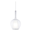 Ideal Lux - Piekaramā lampa KALIQUE uz vada 1xE27/42W/230V Ø 18 cm caurspīdīga