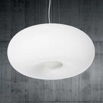 Ideal Lux - Piekaramā lampa ULISSE 3xE27/60W/230V Ø 42 cm balta