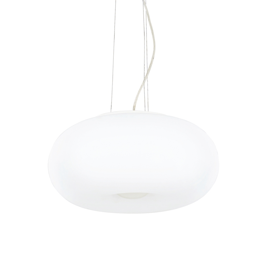 Ideal Lux - Piekaramā lampa ULISSE 3xE27/60W/230V Ø 42 cm balta