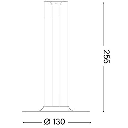 Ideal Lux - regulējama LED galda lampa DORICA LED/8W/230V CRI 90 zila