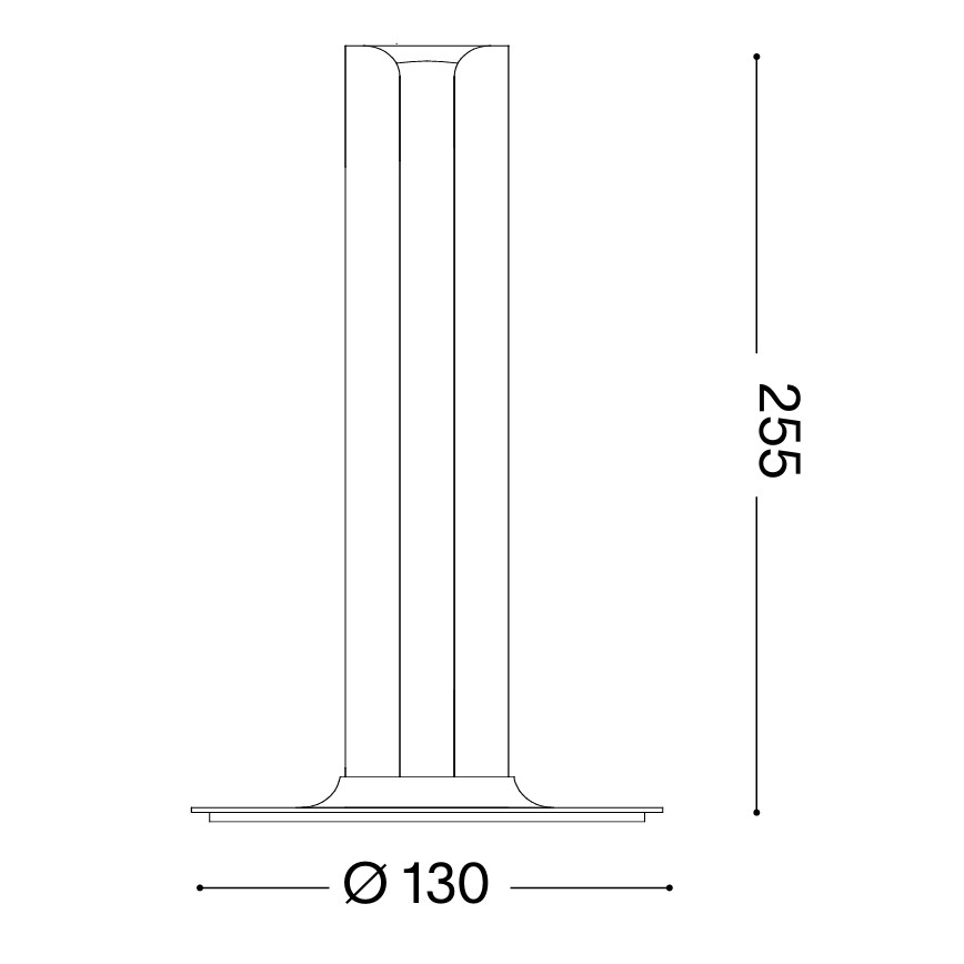 Ideal Lux - regulējama LED galda lampa DORICA LED/8W/230V CRI 90 zila
