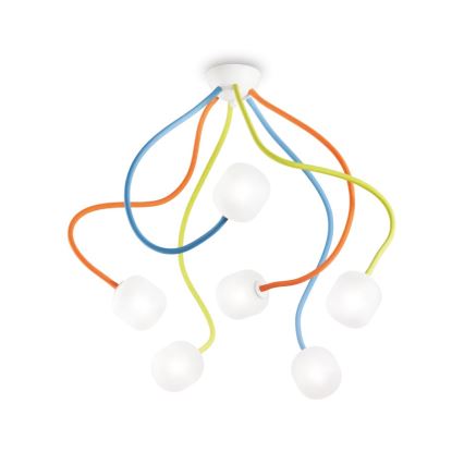 Ideal Lux - Rezerves abažūrs lustrai OCTOPUS G9 diametrs 10 cm, balts