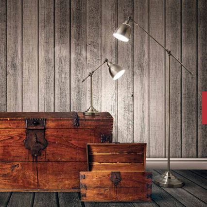 Ideal Lux - Sienas gaismeklis 1xE27/42W/230V bronzas krāsā