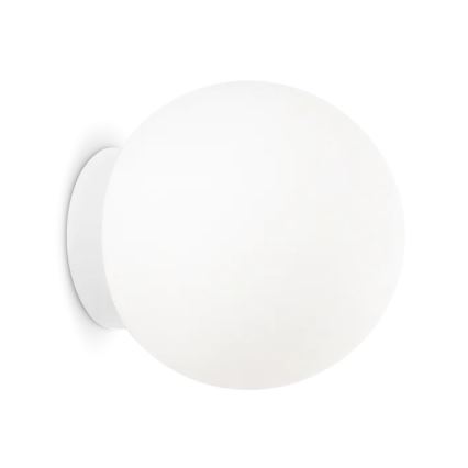 Ideal Lux - Sienas gaismeklis MAPA 1xE27/42W/230V Ø 20 cm balts