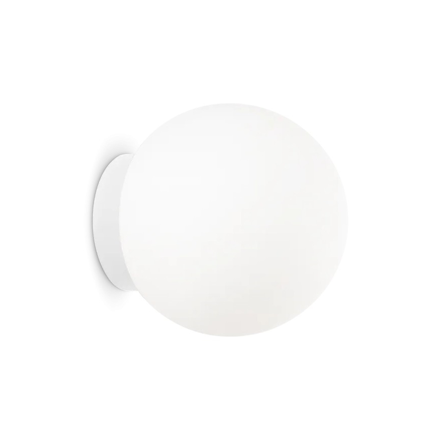 Ideal Lux - Sienas gaismeklis MAPA 1xE27/42W/230V Ø 20 cm balts