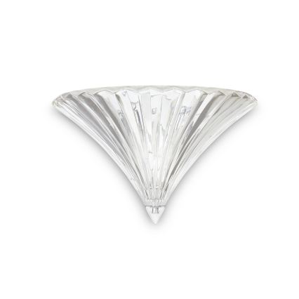 Ideal Lux - Sienas gaismeklis SANTA 1xE14/40W/230V caurspīdīgs