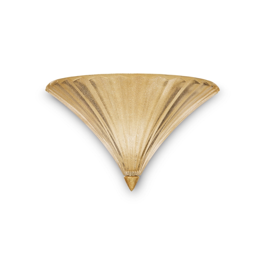 Ideal Lux - Sienas gaismeklis SANTA 1xE14/40W/230V zelta krāsā