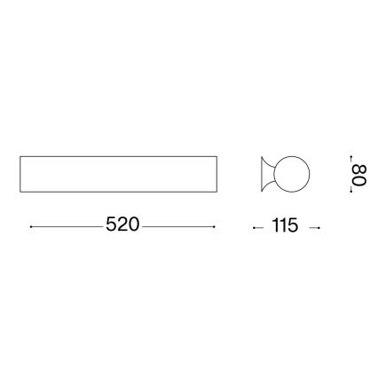 Ideal Lux - Sienas lampa CAMERINO 3xE14/40W/230V balta