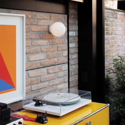 Ideal Lux - Sienas lampa CARTA 1xE27/25W/230V d. 20 cm balta