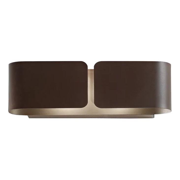 Ideal Lux - Sienas lampa CLIP 2xE27/60W/230V brūna
