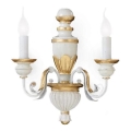 Ideal Lux - Sienas lampa FIRENZE 2xE14/40W/230V balta/zelta