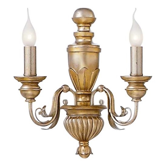 Ideal Lux - Sienas lampa FIRENZE 2xE14/40W/230V zelta