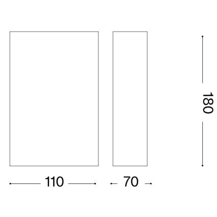 Ideal Lux - Sienas lampa FLASH 1xG9/40W/230V balta