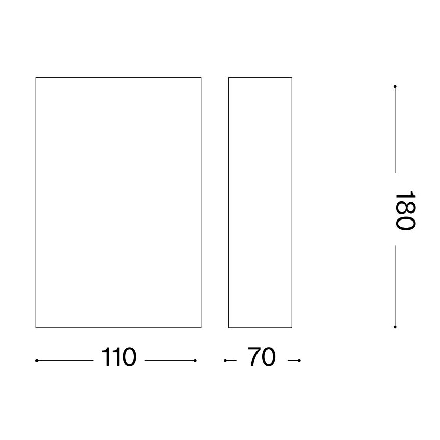 Ideal Lux - Sienas lampa FLASH 1xG9/40W/230V balta