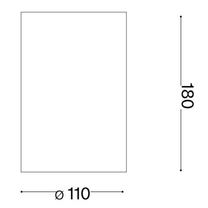 Ideal Lux - Sienas lampa FLASH 1xG9/40W/230V balta