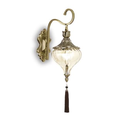 Ideal Lux - Sienas lampa HAREM 1xE27/42W/230V misiņš