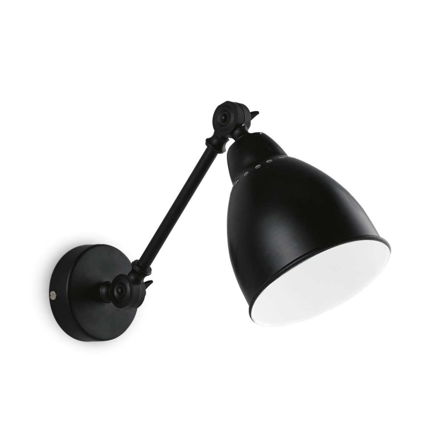 Ideal Lux - Sienas lampa NEWTON 1xE27/42W/230V melna