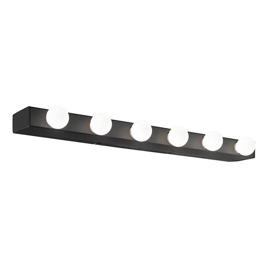 Ideal Lux - Sienas lampa PRIVE 6xE14/40W/230V melna