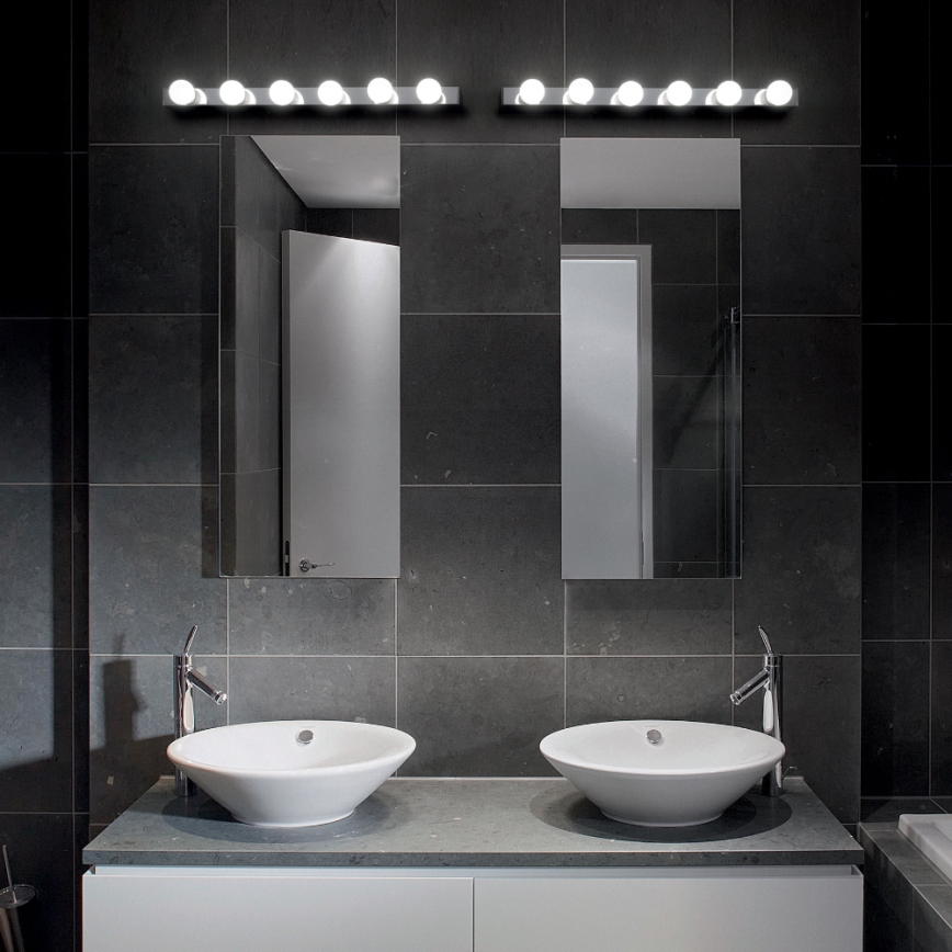 Ideal Lux - Sienas lampa PRIVE 8xE14/40W/230V spīdīgi hromēts