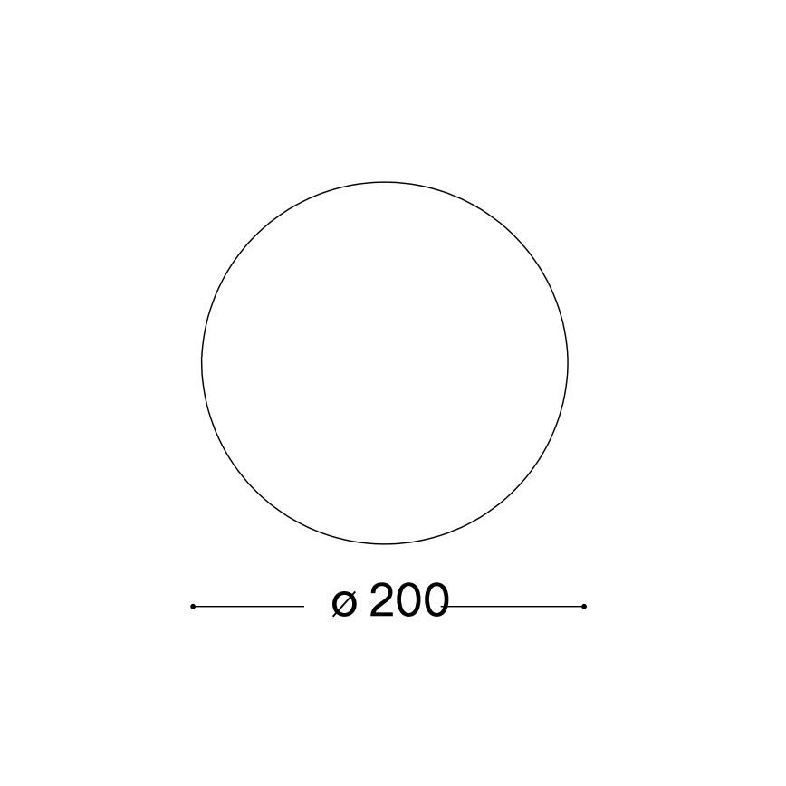 Ideal Lux - Universāls rezerves stikls MAPA E27 diam. 20 cm balts