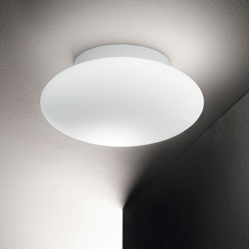 Ideal Lux - Vannas istabas griestu lampa BUBBLE 1xE27/60W/230V d. 33,5 cm IP44 balta