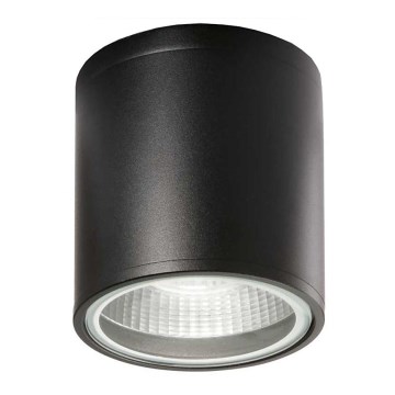 Ideal Lux - Vannas istabas starmetis GUN 1xGU10/28W/230V IP44 melna