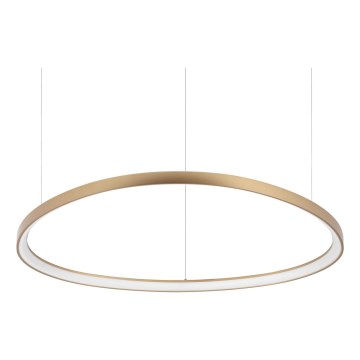 Ideal Lux — GEMINI LED lustra uz troses, 78 W, 230 V, 2700 K, Ø 105 cm, CRI 90, misiņš