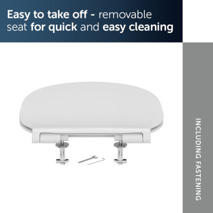 Ideal Standard E036601 - Tualetes sēdeklis SoftClose CONNECT AIR, balts