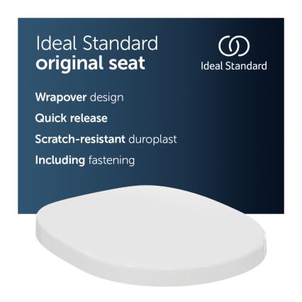 Ideal Standard E712801 - Tualetes sēdeklis CONNECT balts