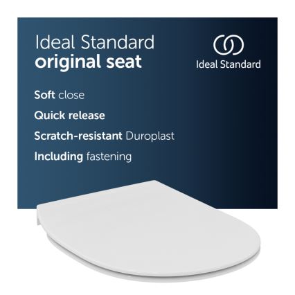 Ideal Standard E772401 - Tualetes sēdeklis SoftClose CONNECT balts
