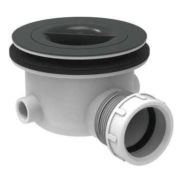 Ideal Standard K936367 - sifons dušas paliktnim, 9 cm, melns/balts