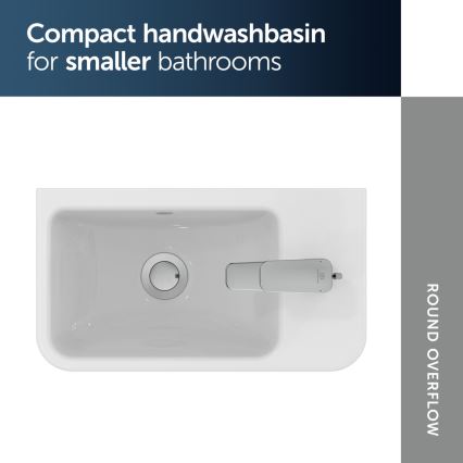 Ideal Standard T458601 - Sienas piestiprināma izlietne I.LIFE S 45x25 cm keramika/balta