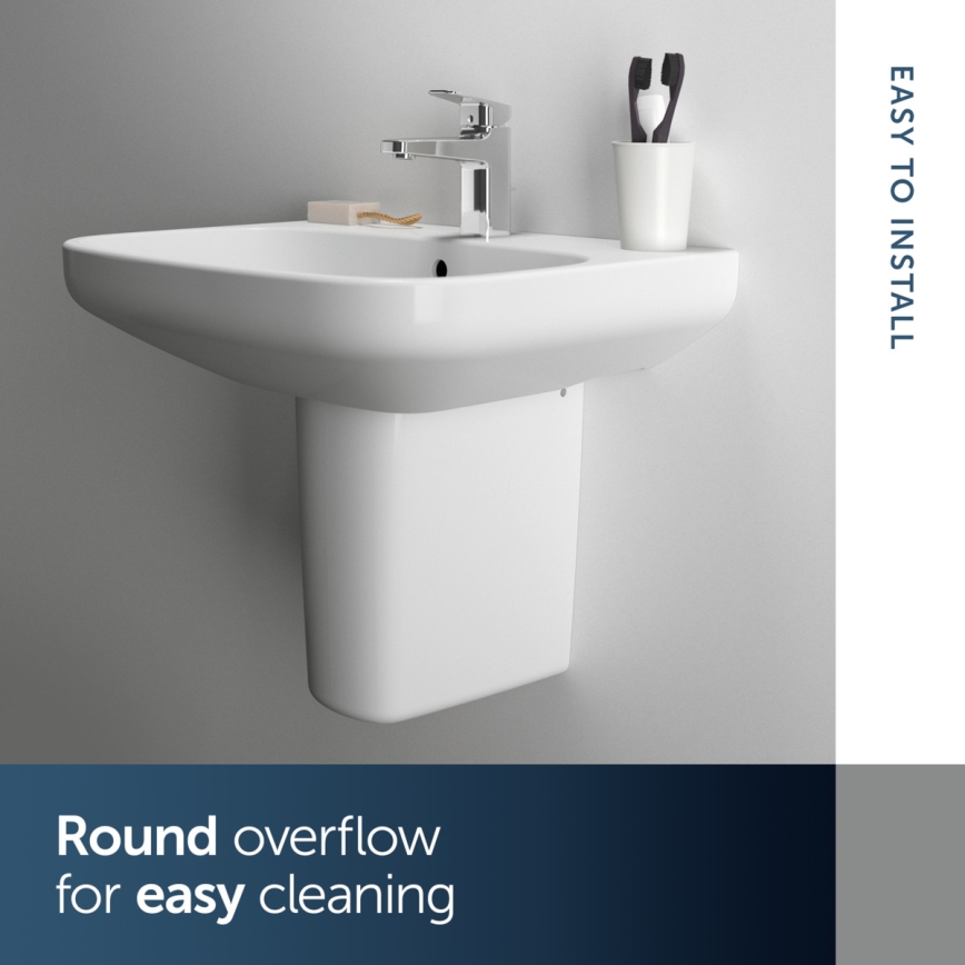 Ideal Standard T470501 - Sienas piestiprināma izlietne I.LIFE A 60x48 cm keramika/balta