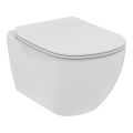 Ideal Standard T536001 - karājams Rimless tualetes pods ar SoftClose sēdekli TESI, keramika/balts