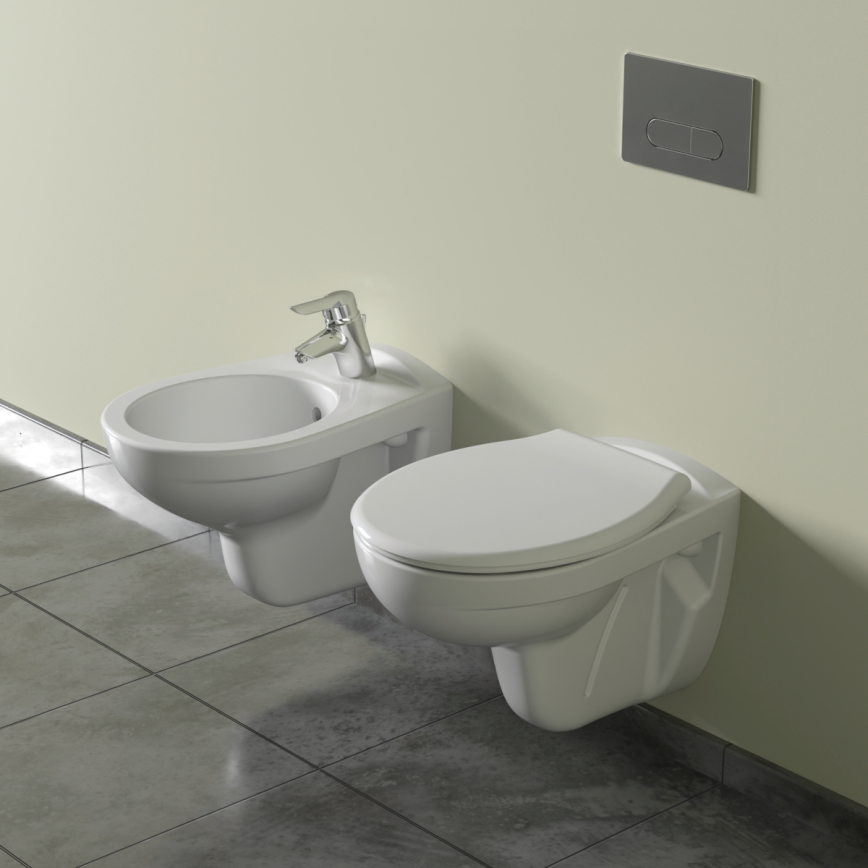 Ideal Standard V390601 - Piekaramais WC EUROVIT keramika/balta