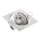 Iebūvējamais griestu gaismeklis 1xGU10/MR16/10W/230V, 9x9 cm, balts