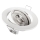 Iebūvējamais griestu gaismeklis 1xGU10/MR16/10W/230V Ø 9 cm balts