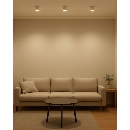 Iebūvējamais LED gaismeklis LED/5W/230V 3000/4000/6400K Ø 7,5 cm balts