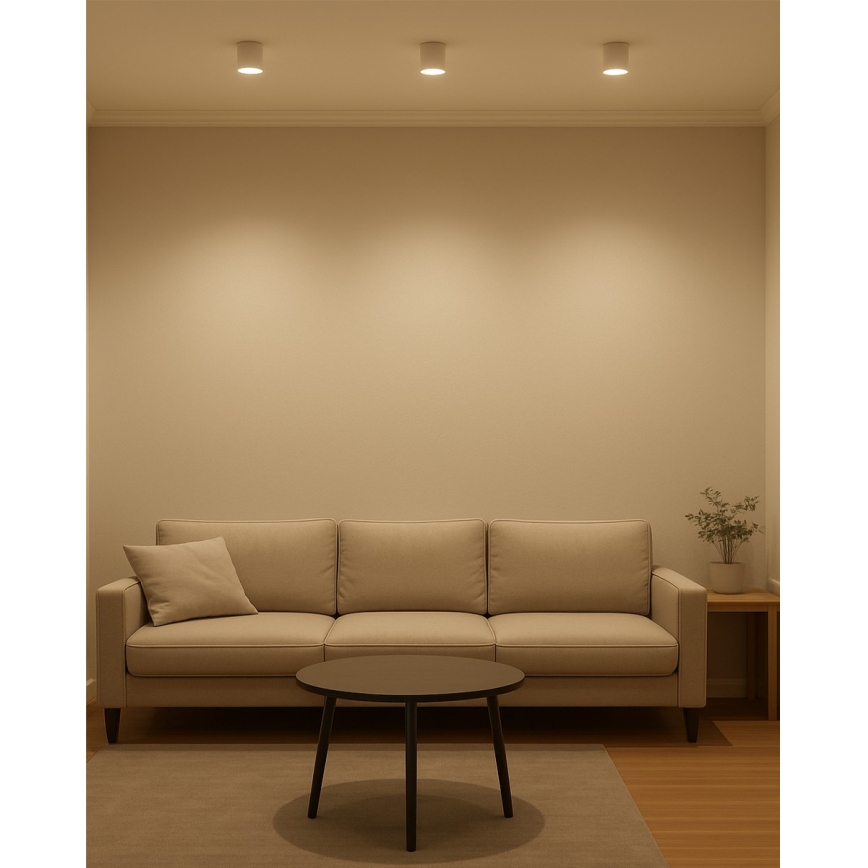 Iebūvējamais LED gaismeklis LED/5W/230V 3000/4000/6400K Ø 7,5 cm balts