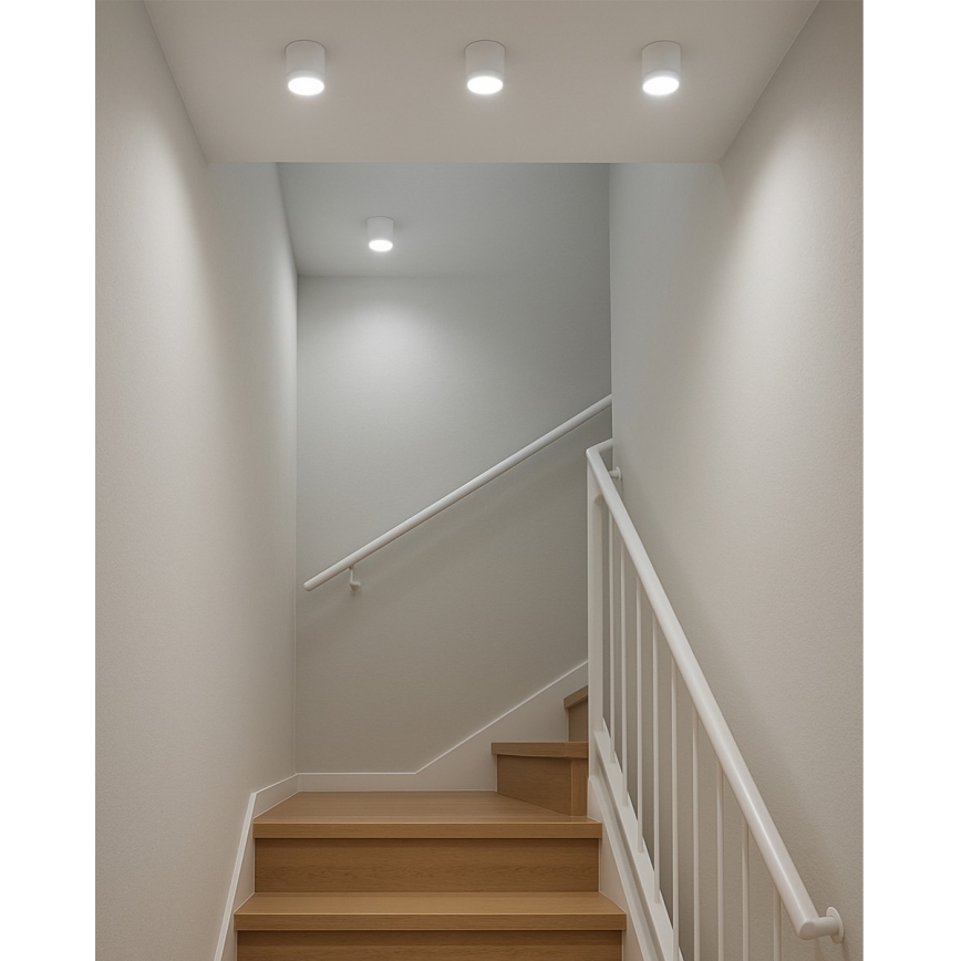 Iebūvējamais LED gaismeklis LED/5W/230V 3000/4000/6400K Ø 7,5 cm balts