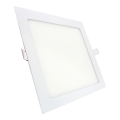 Iebūvējamais LED griestu gaismeklis QTEC LED/15W/230V 2700K 19x19 cm