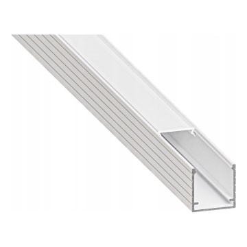 Iebūvējamais profils LED lentēm, 1 m, balts