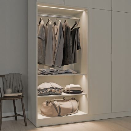 Iebūvējamais profils LED lentēm, 1 m, melns/balts