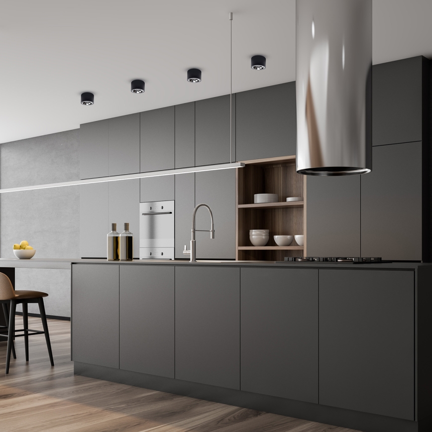 Iebūvējams gaismeklis REDONDO 1xAR111 - GU10/12W/230V