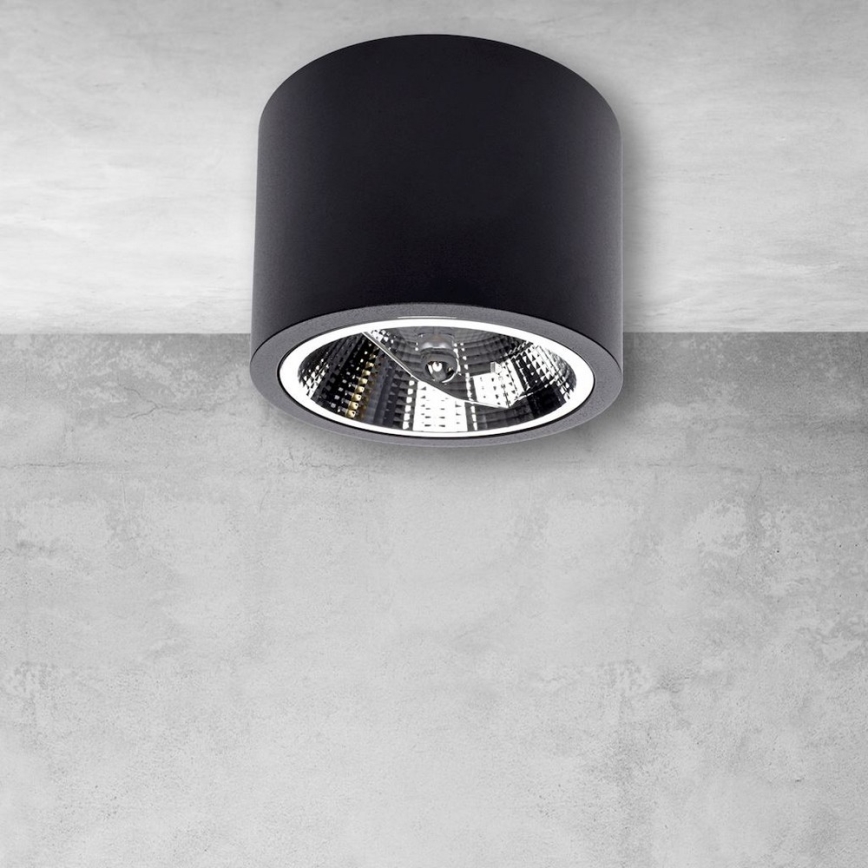 Iebūvējams gaismeklis REDONDO 1xAR111 - GU10/12W/230V