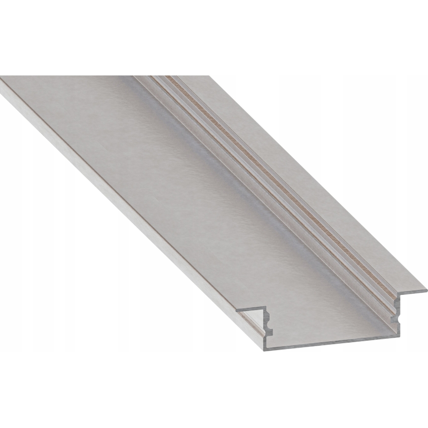 Iebūvējams profils LED lentēm, 1 m, sudraba/balts