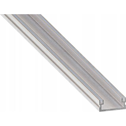 Iebūvējams profils LED lentēm 1 m, sudraba/balts