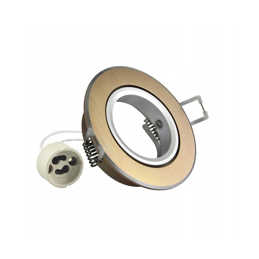 Iegremdējama lampa EAST OPAL 1xGU10/8W/230V d. 8,5 cm zelta