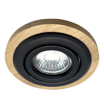 Iegremdējama lampa TOBBY 1xG9/20W/230V d. 11,5 cm ozols/melna